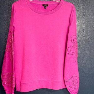 Talbots Fuchsia Long Sleeve Top